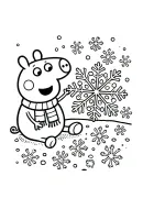 Peppa Pig kleurplaat 19